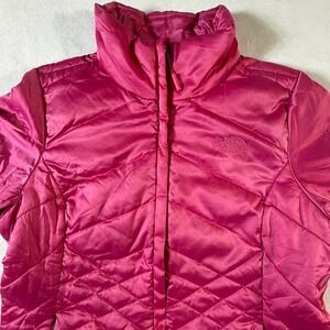 The North Face Puffer Jacket Goose Down Women's Medium Insulated Pink WARM